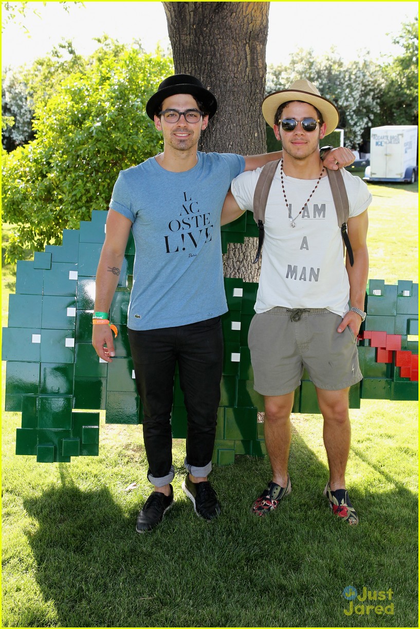 Joe & Nick Jonas: Lacoste Desert Pool Party