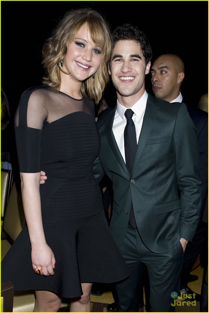 Jennifer Lawrence & Darren Criss: GLAAD Awards Pals!