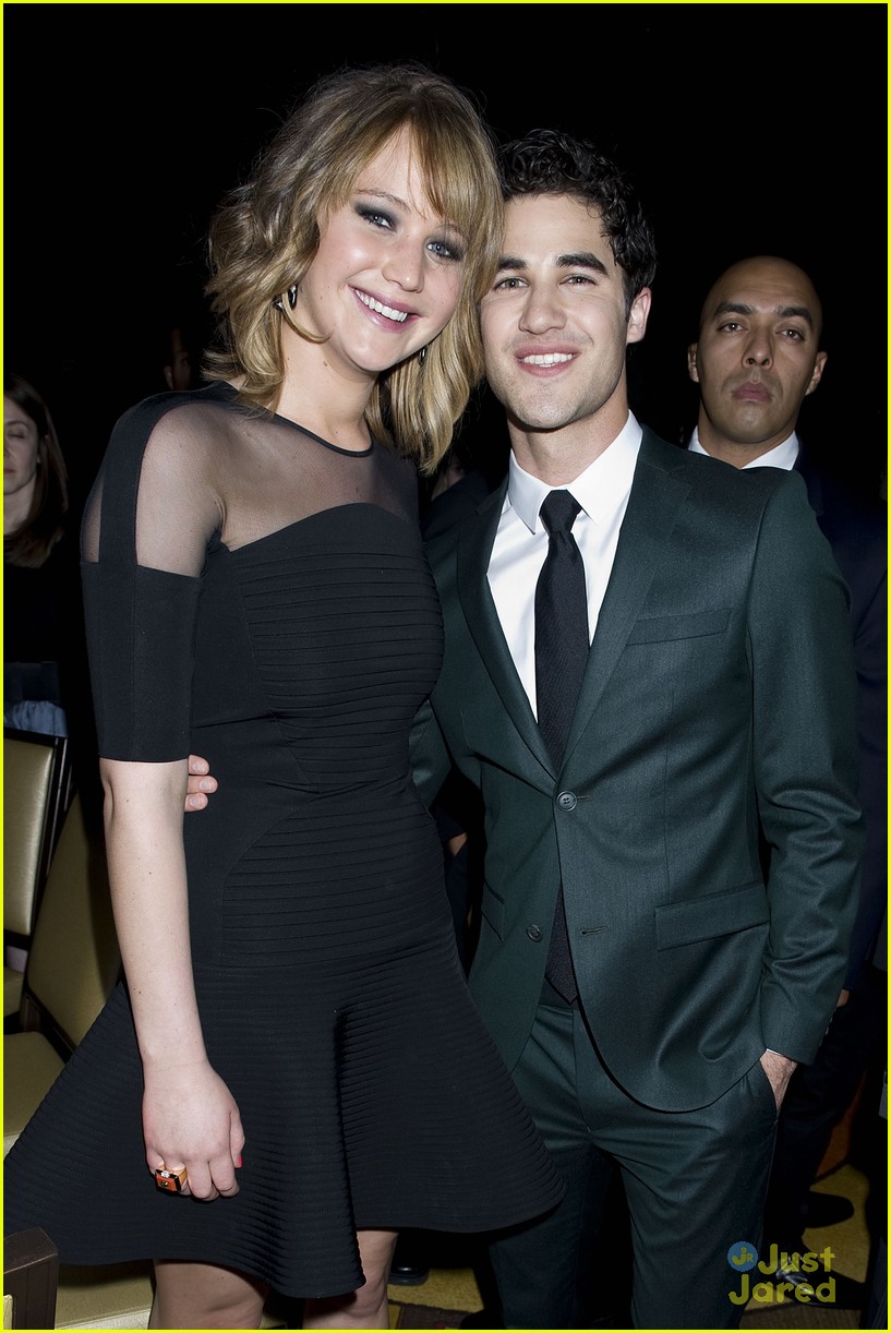 Jennifer Lawrence & Darren Criss: GLAAD Awards Pals!