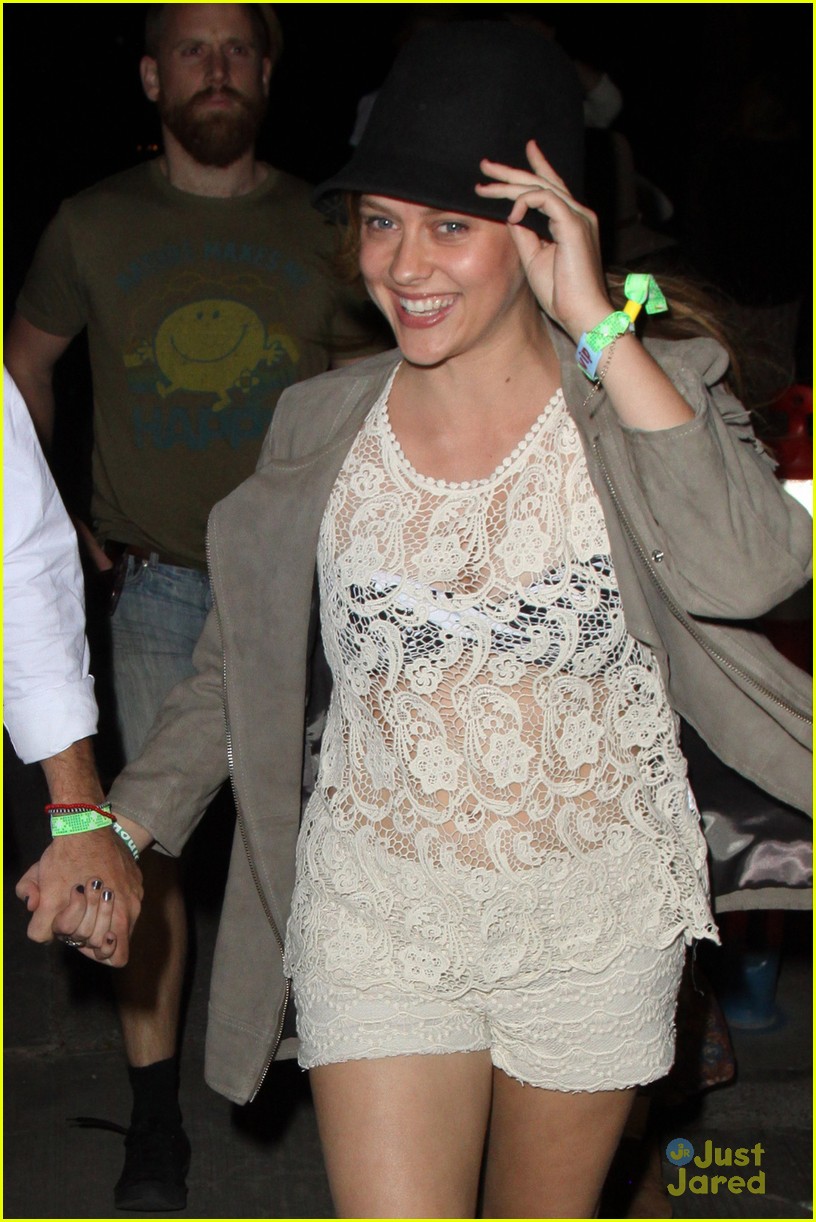 Teresa Palmer: Neon Carnival With Mark Webber!