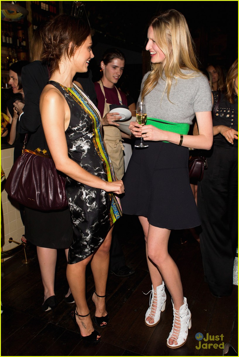 Phoebe Tonkin Parties with Net-A-Porter