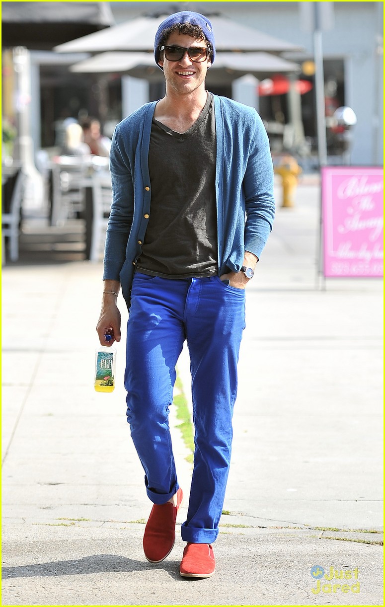 Darren Criss Takes A Stroll