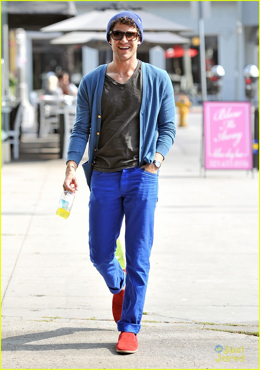 Darren Criss Takes A Stroll