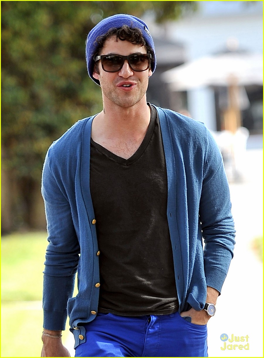 Darren Criss Takes A Stroll