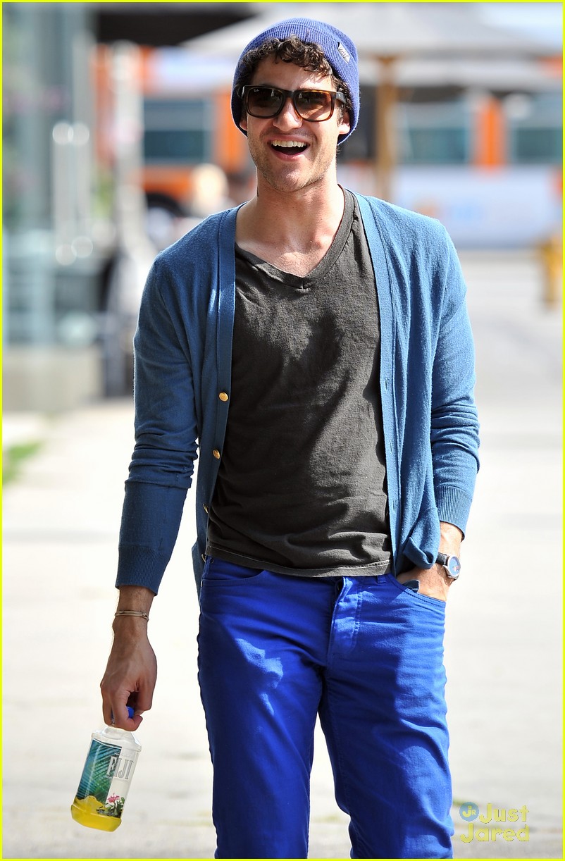 Darren Criss Takes A Stroll