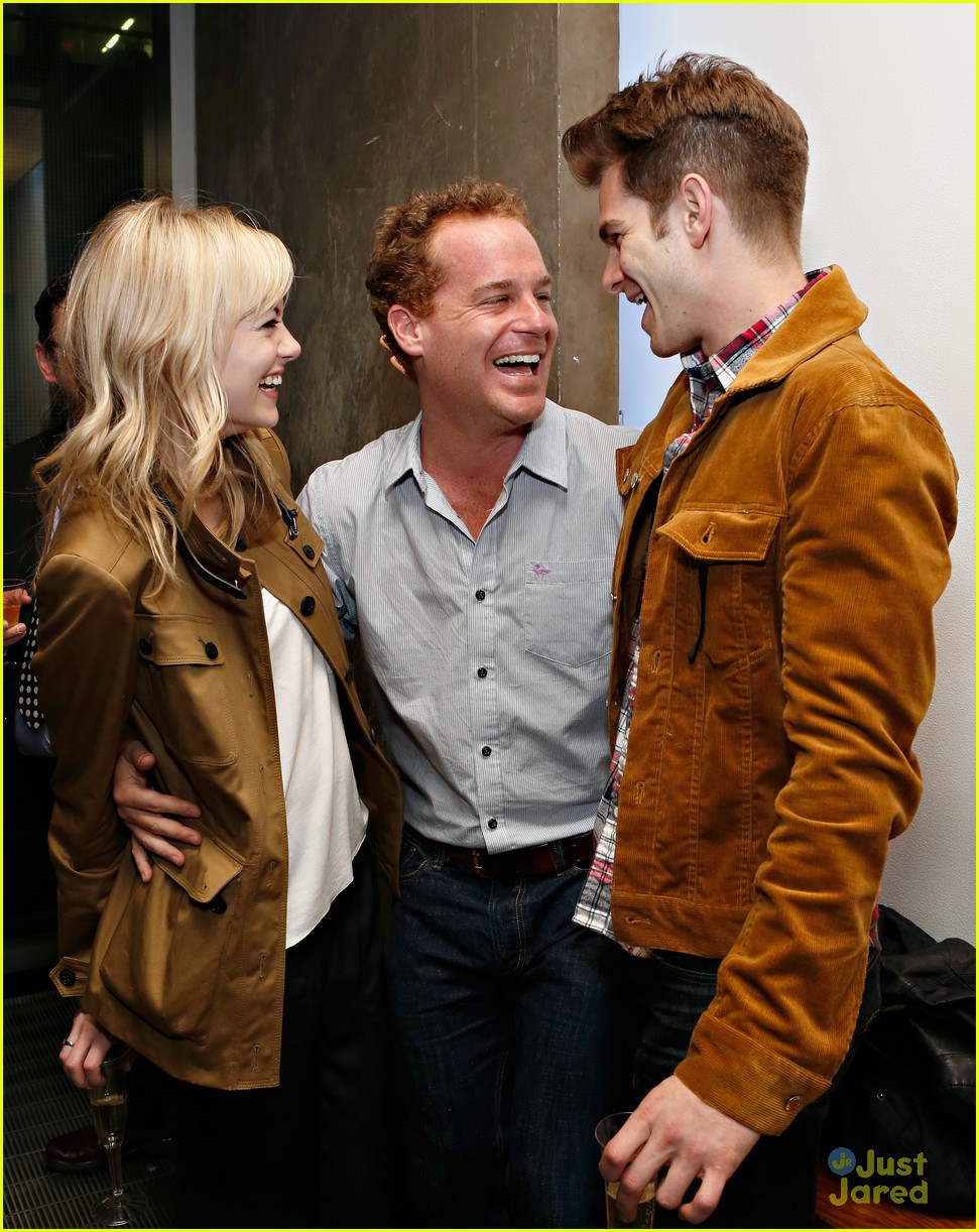 Emma Stone & Andrew Garfield: Bull at Brits on Broadway