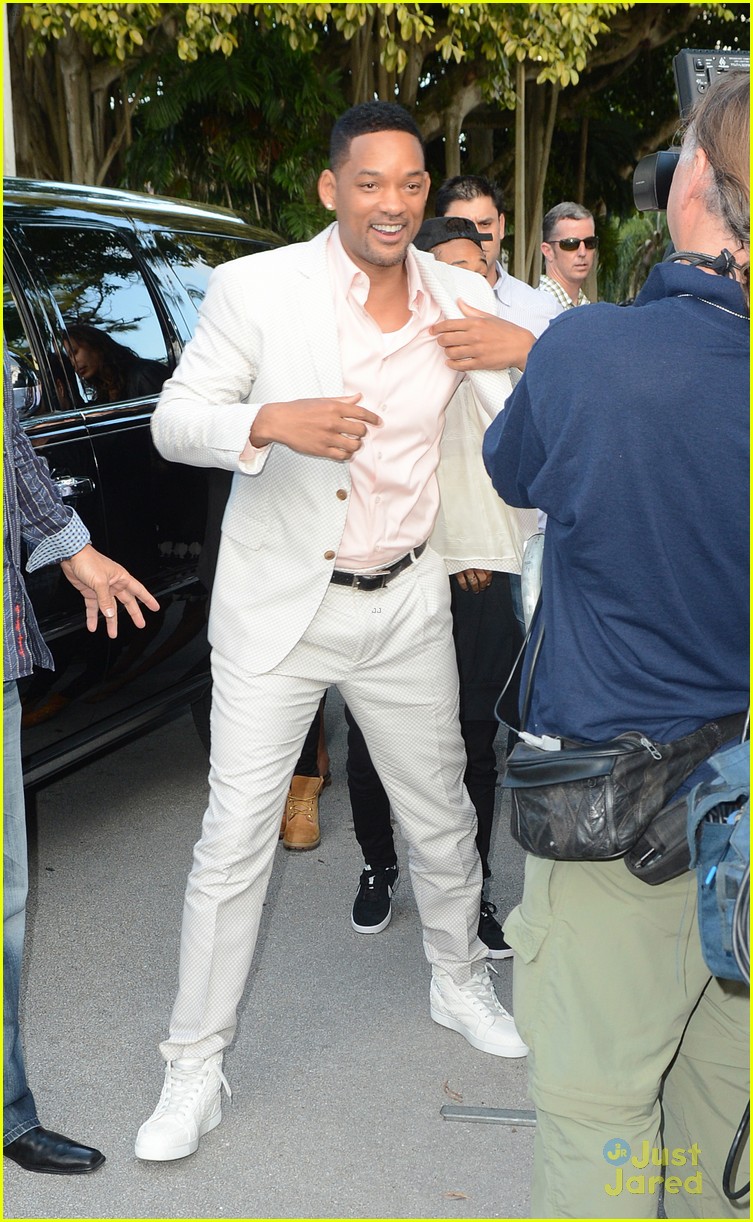 Jaden Smith: Miami Heat Game with Dad Will