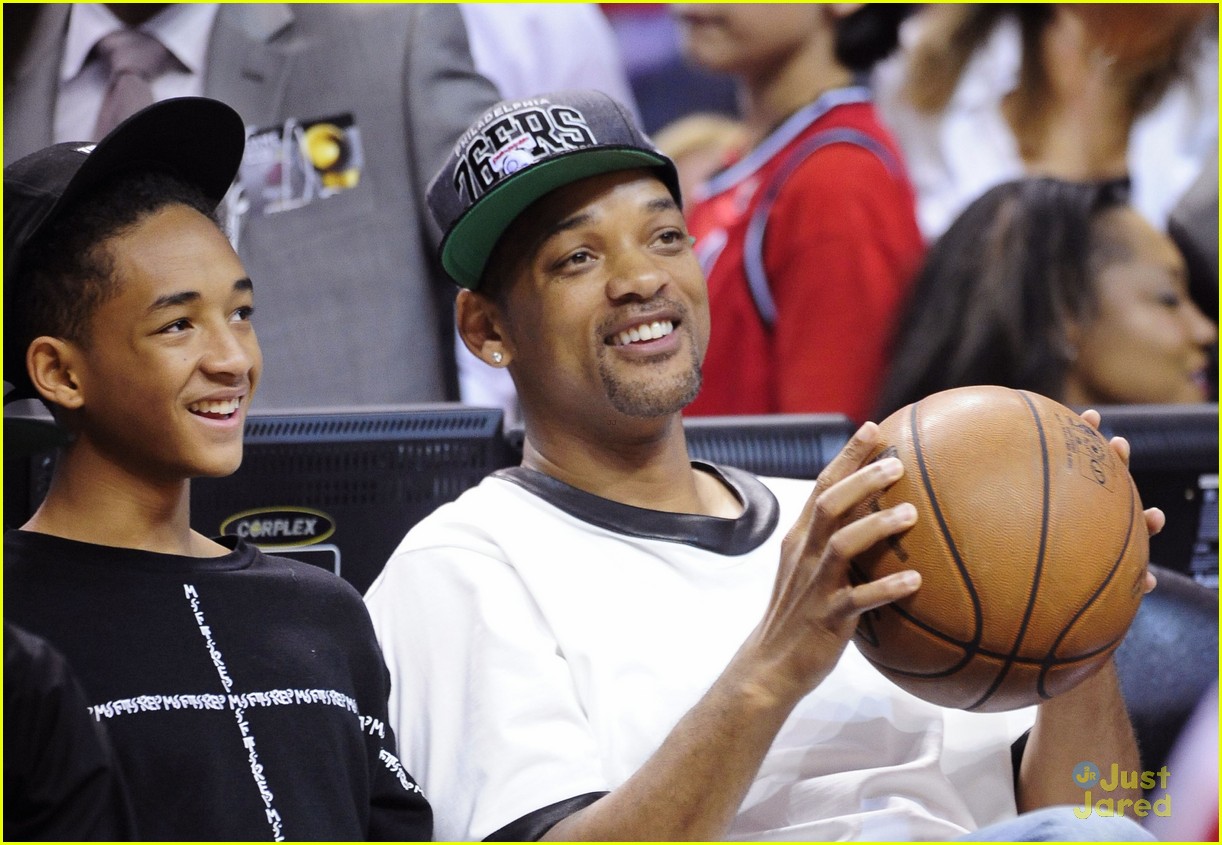 Jaden Smith: Miami Heat Game with Dad Will
