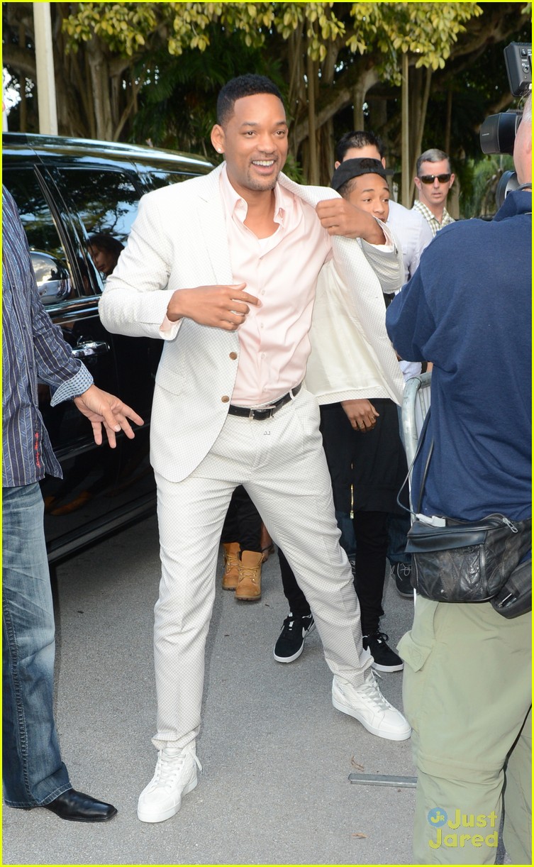 Jaden Smith: Miami Heat Game with Dad Will