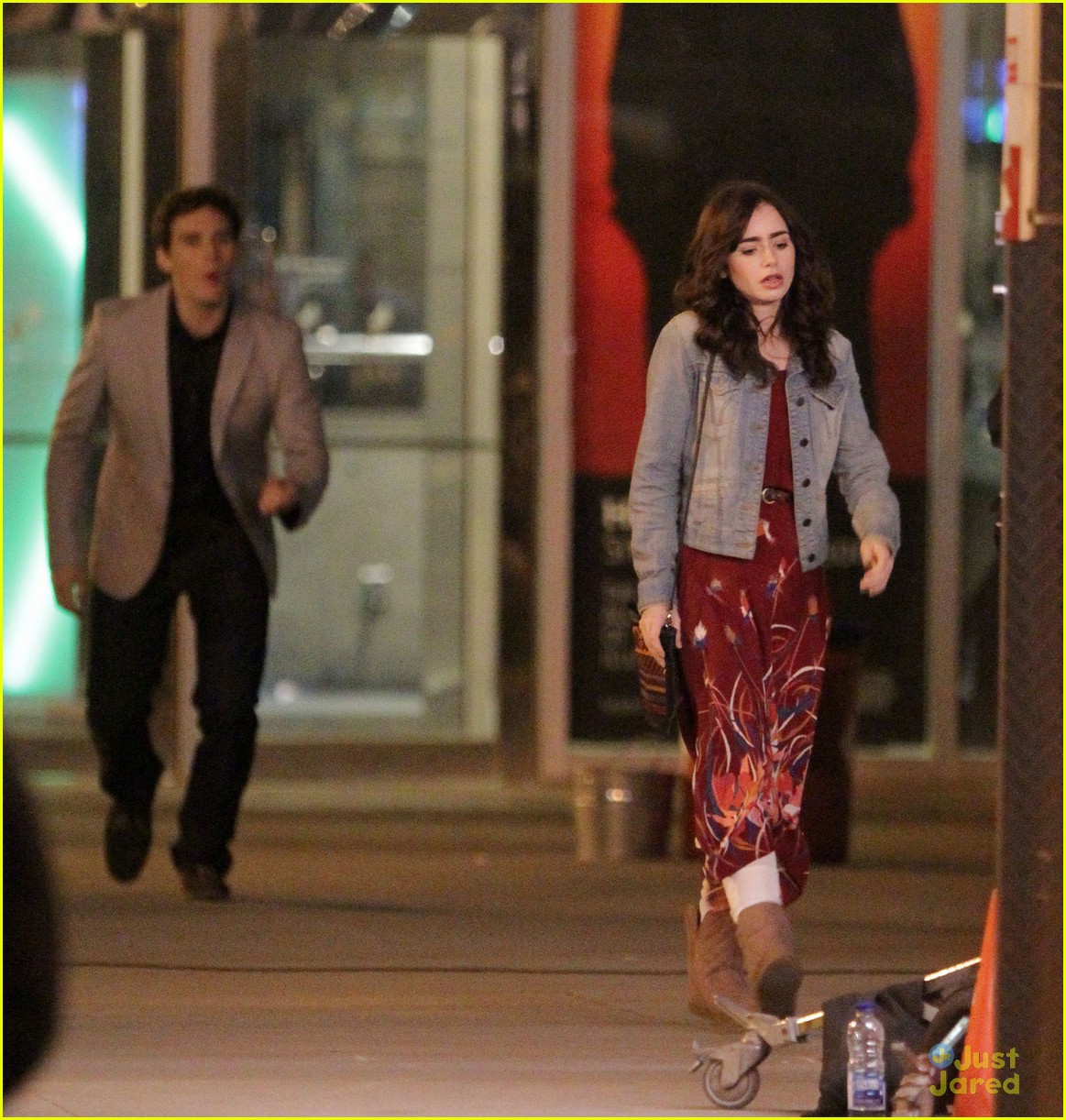 Lily Collins & Sam Claflin: Lover's Spat on 'Love, Rosie' Set