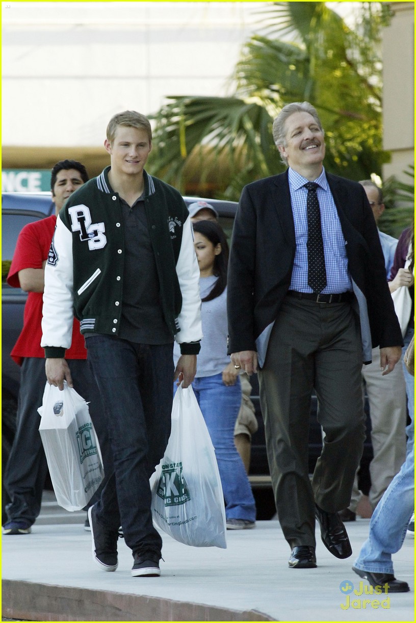 Alexander Ludwig: Varsity Jacket on 'When The Game Stands Tall' Set