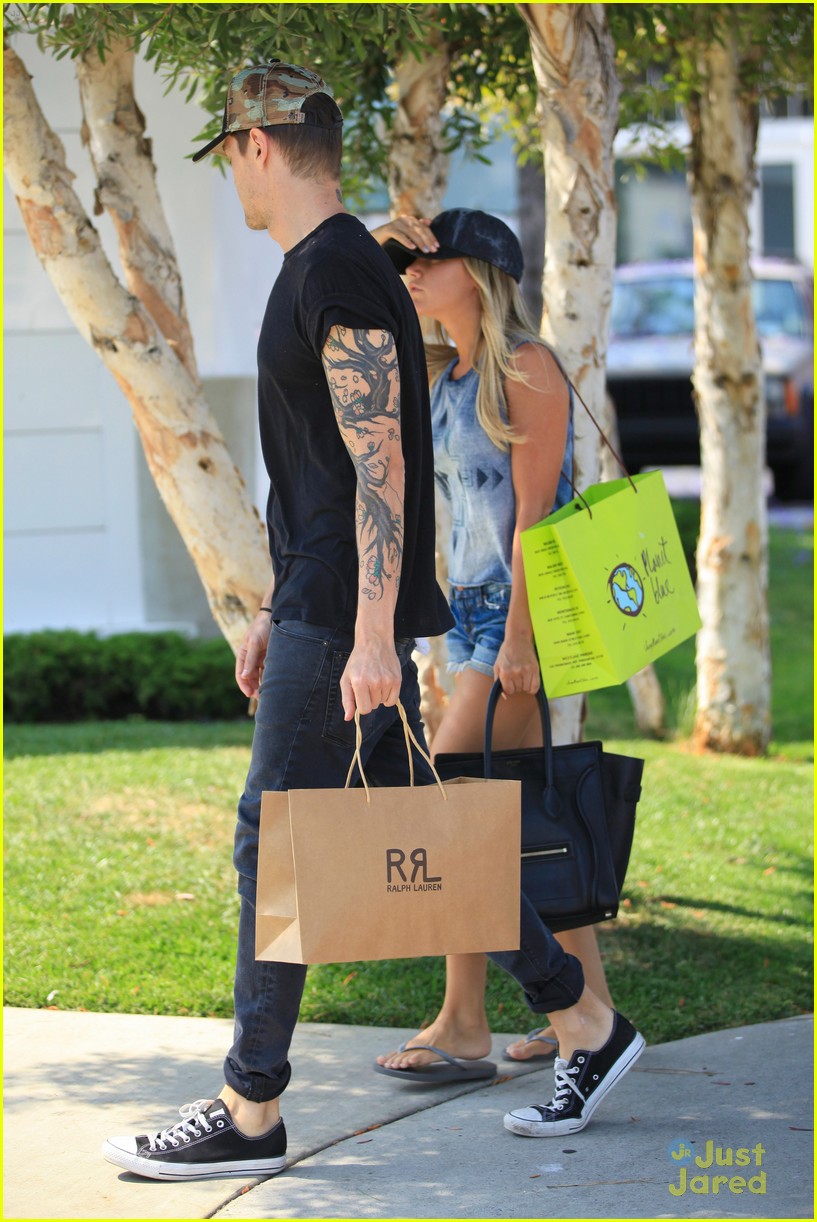 Ashley Tisdale & Christopher French: Back From Camping!