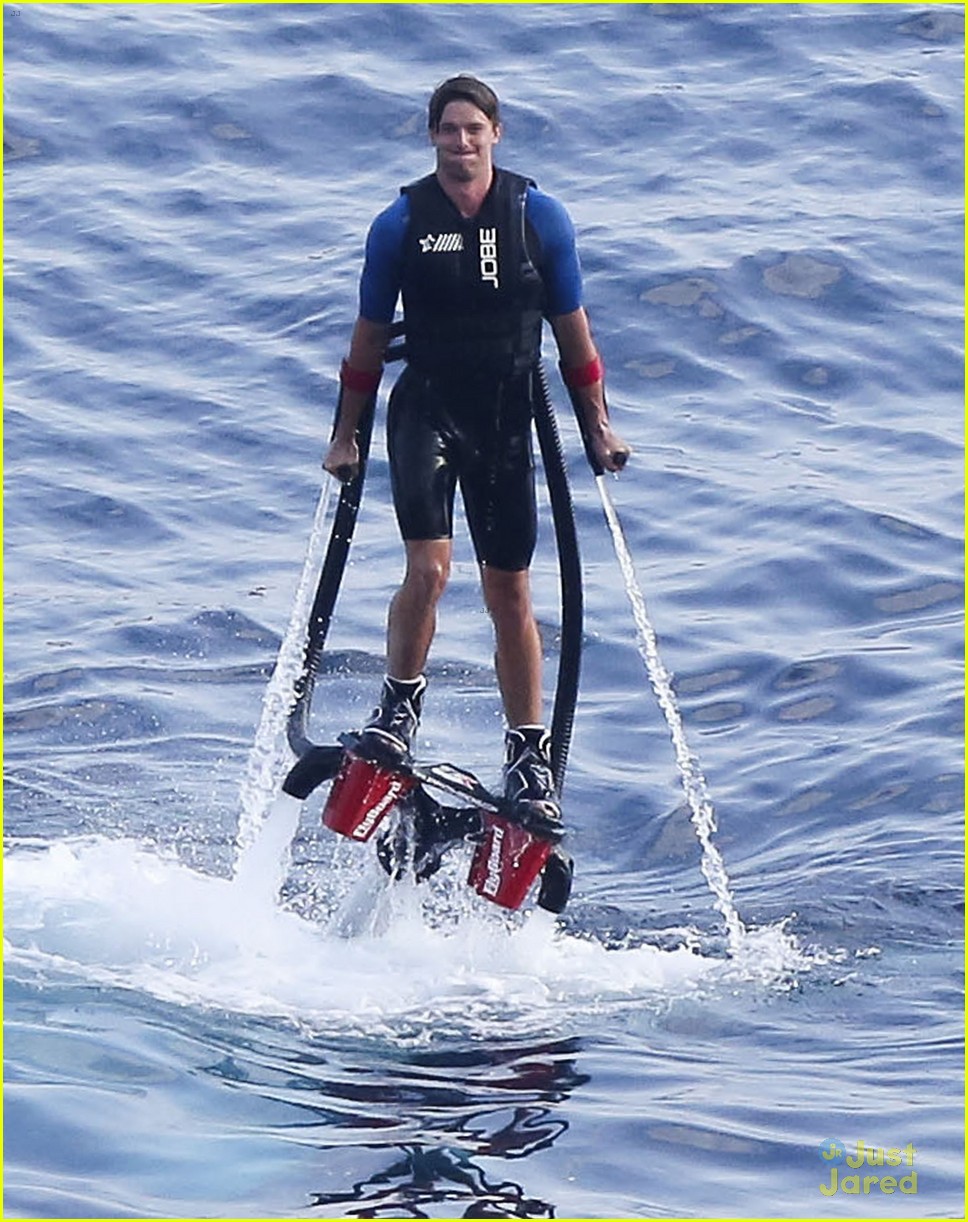 Patrick Schwarzenegger: Jet Pack Fun in Monaco!