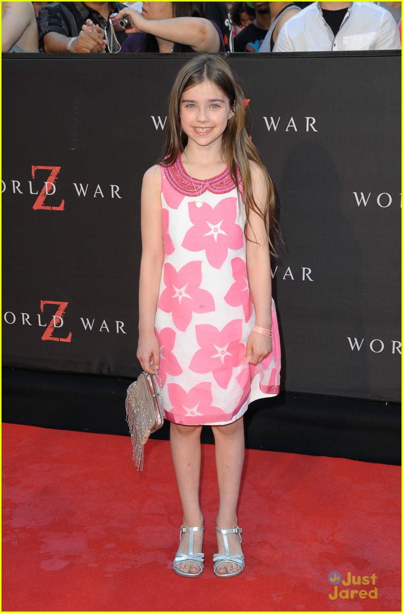 Sterling Jerins & Abagail Hargrove: 'World War Z' NYC Premiere