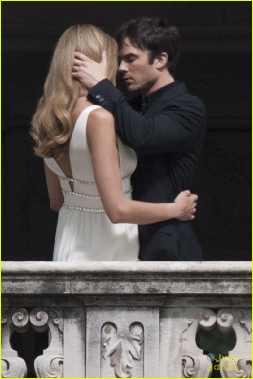 Ian Somerhalder & Model Ana Beatriz Barros: Commercial Kisses!