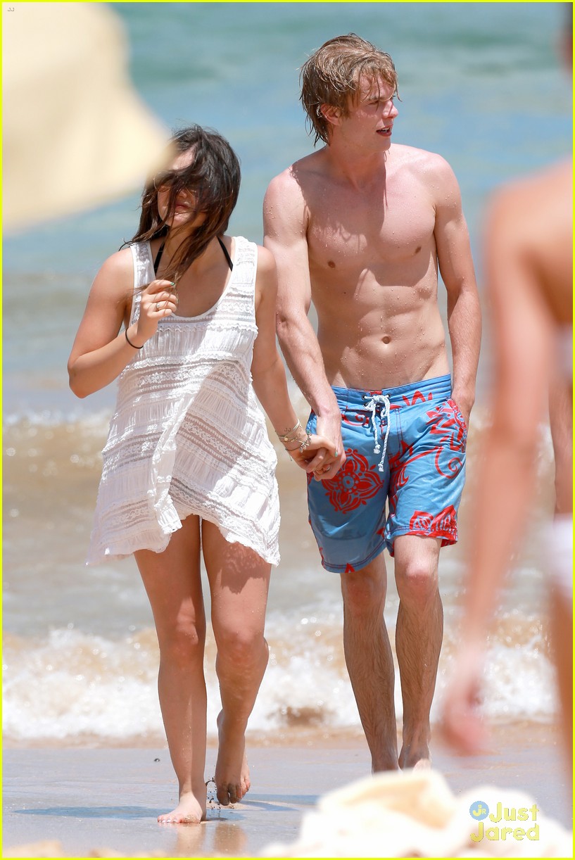 Lucy Hale: More Maui Fun with Shirtless Graham Rogers!