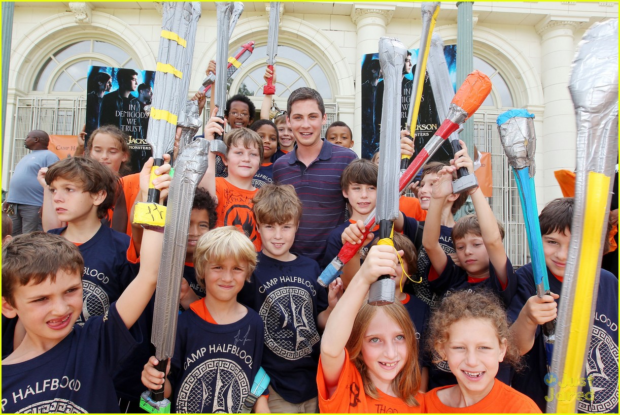 Logan Lerman & Alexandra Daddario: Camp Half-Blood Visit!