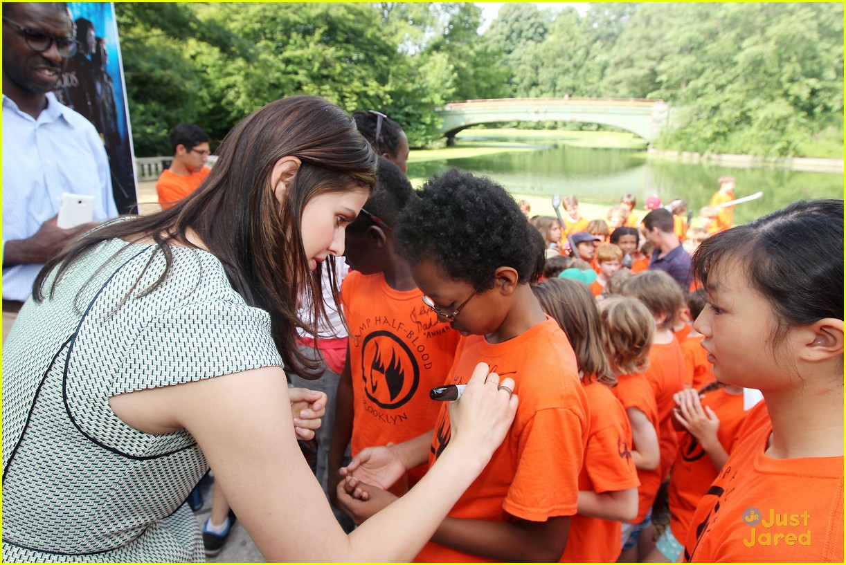 Logan Lerman & Alexandra Daddario: Camp Half-Blood Visit!