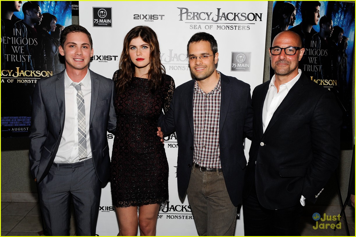 Logan Lerman & Alexandra Daddario: 'Percy Jackson: Sea of Monsters' Hamptons Screening