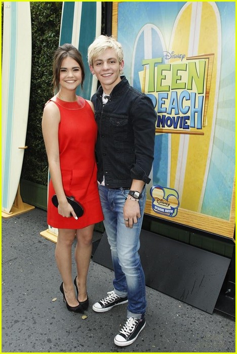 Maia Mitchell & Ross Lynch: 'Teen Beach Movie' Cast Screening