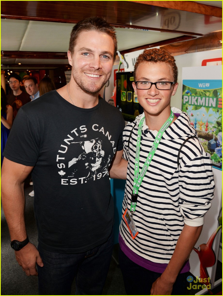 Stephen Amell & Katie Cassidy: EW Comic Con 2013 Party Pair
