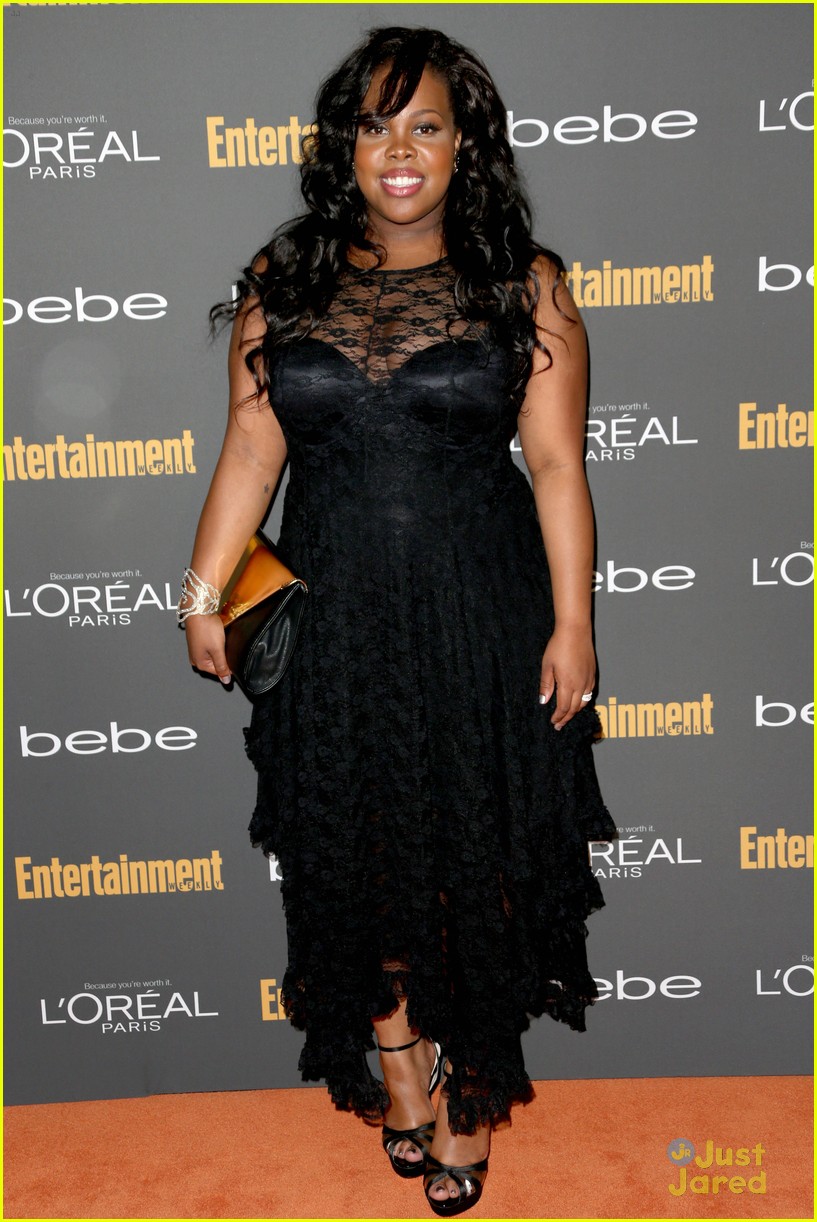 Amber Riley & Becca Tobin: EW's Emmy Party!