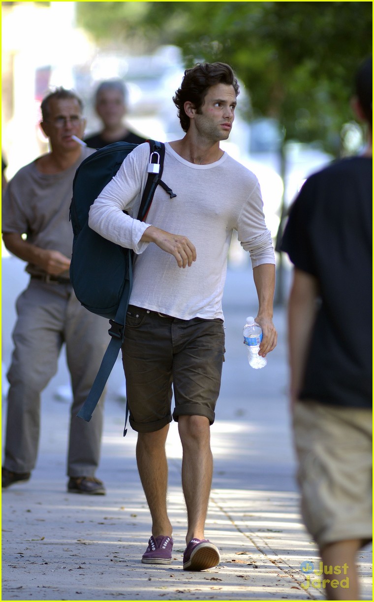 Dakota Johnson & Penn Badgley: 'Cymbeline' NYC Set!