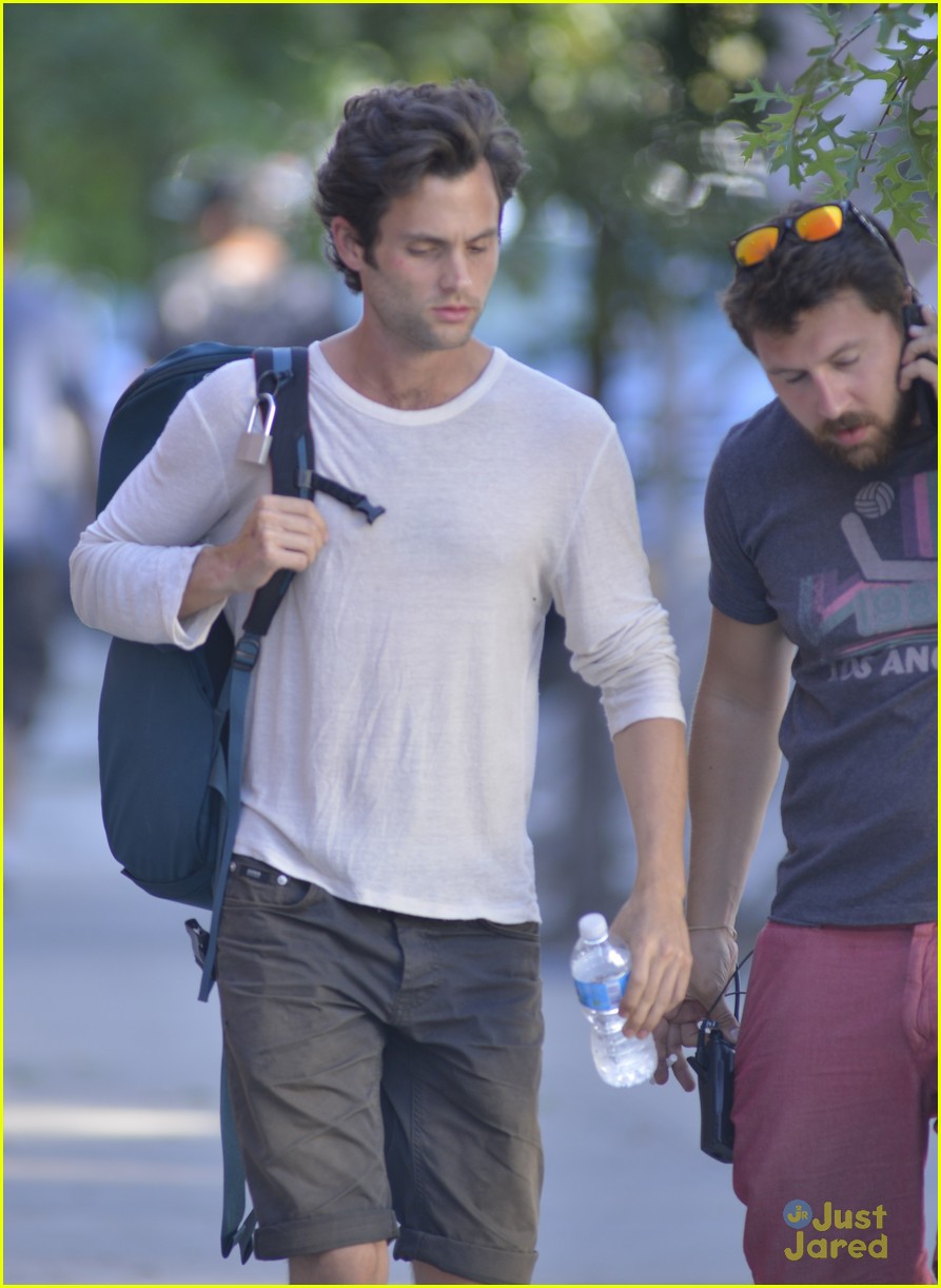 Dakota Johnson & Penn Badgley: 'Cymbeline' NYC Set!