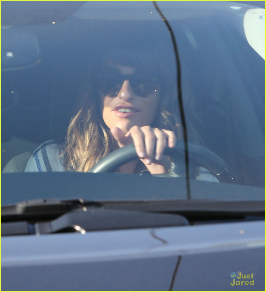 Lea Michele: Pre-Emmys Hair Salon Stop