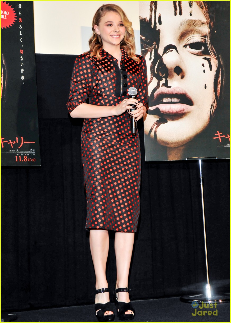 Chloe Moretz: 'Carrie' Conference in Tokyo