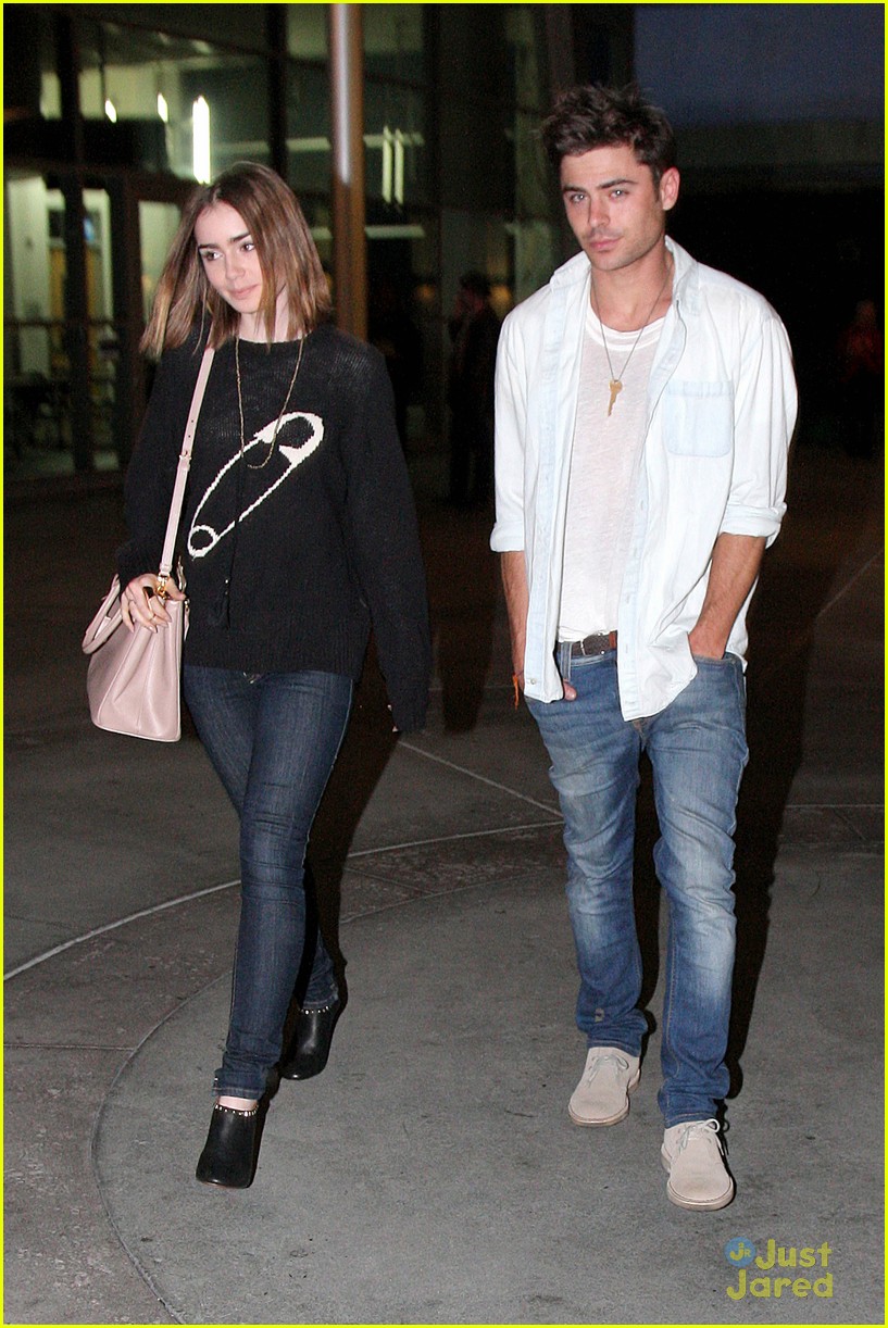 Zac Efron: Movie Night with Lily Collins!