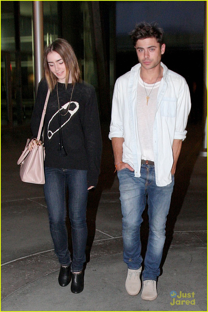 Zac Efron: Movie Night with Lily Collins!