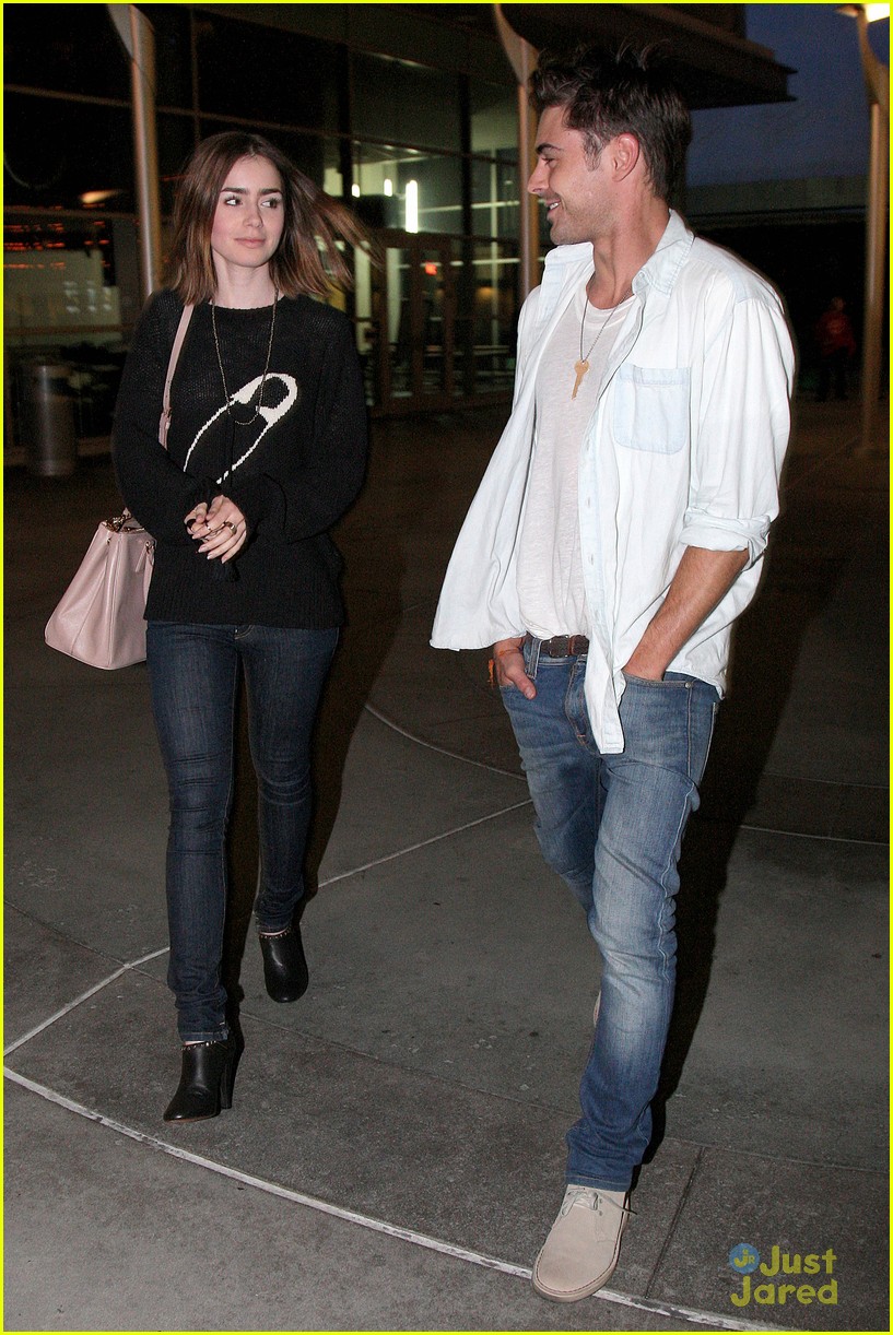 Zac Efron: Movie Night with Lily Collins!