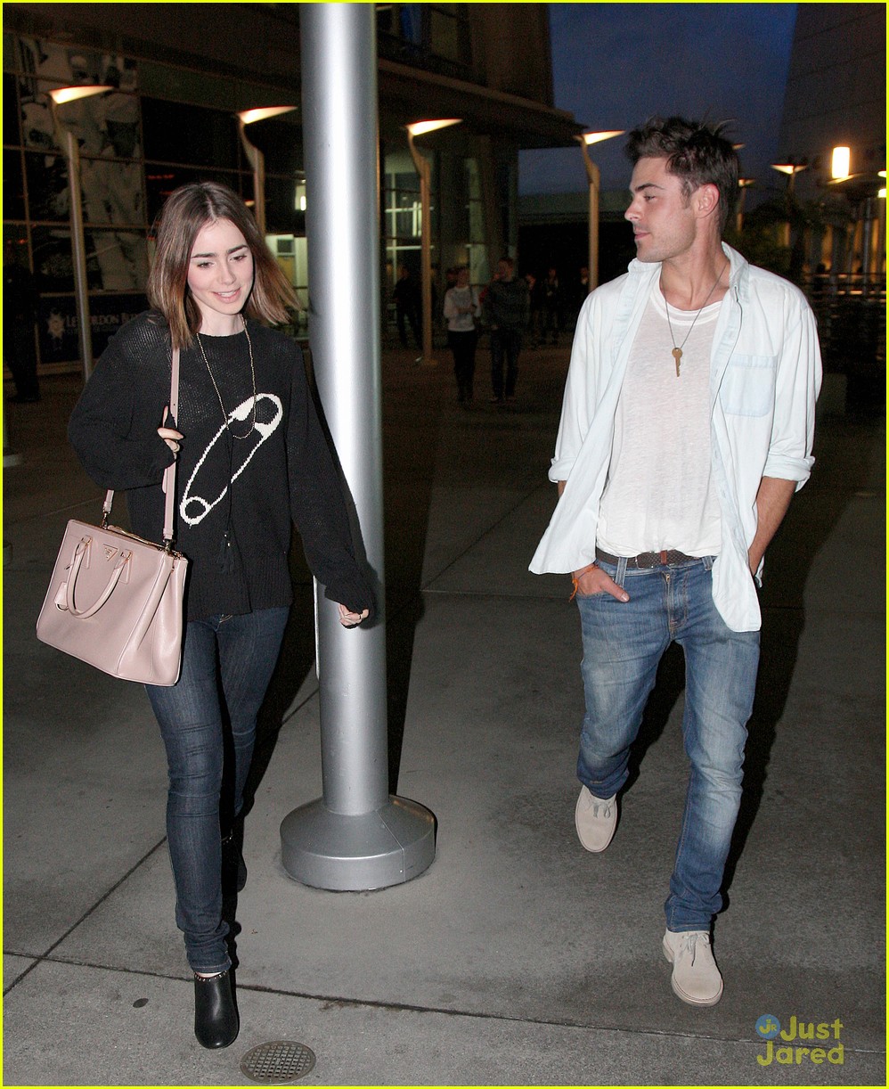 Zac Efron: Movie Night with Lily Collins!
