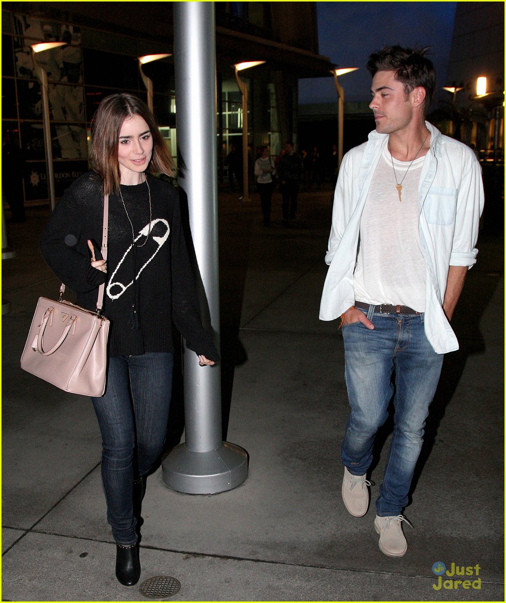 Zac Efron: Movie Night with Lily Collins!