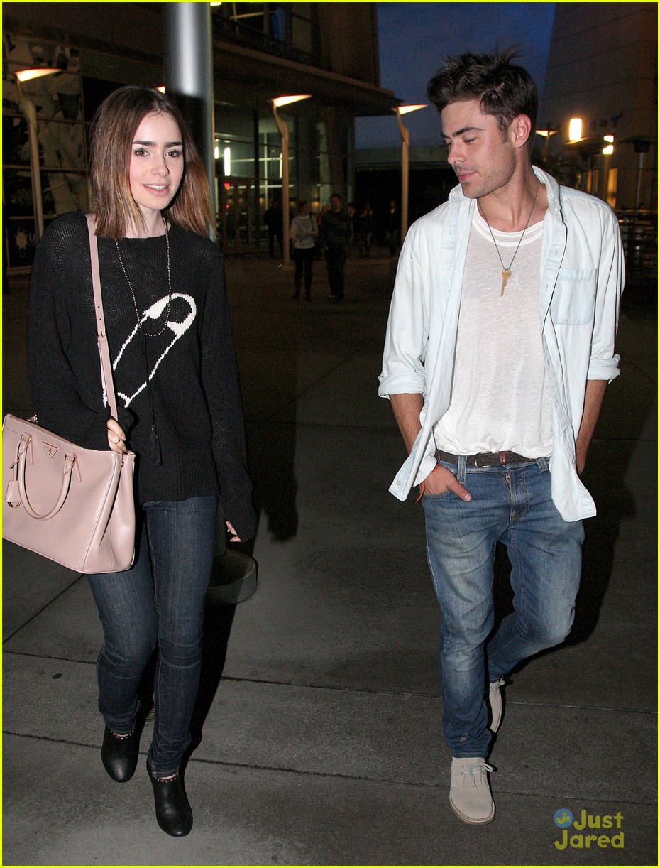 Zac Efron: Movie Night with Lily Collins!