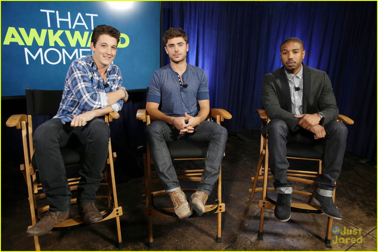 Michael B. Jordan & Miles Teller: 'That Awkward Moment' Fan Event!