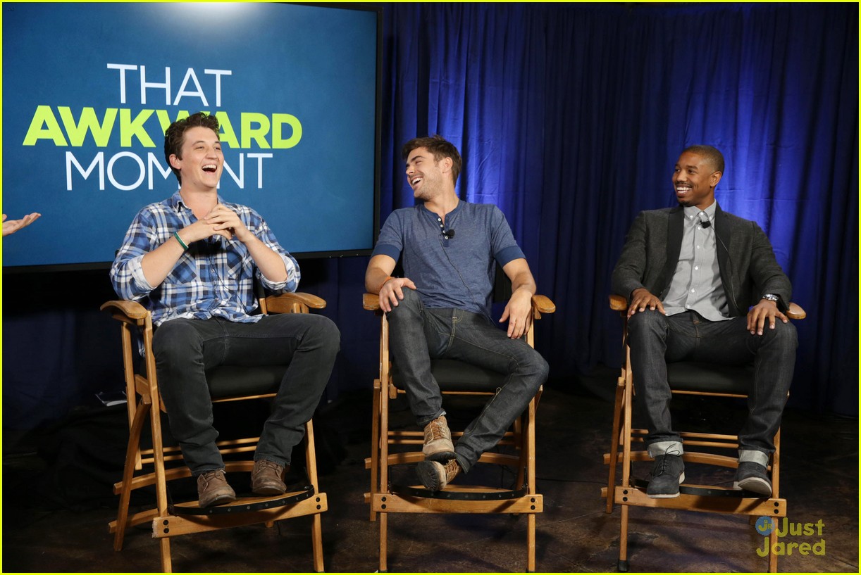 Michael B. Jordan & Miles Teller: 'That Awkward Moment' Fan Event!