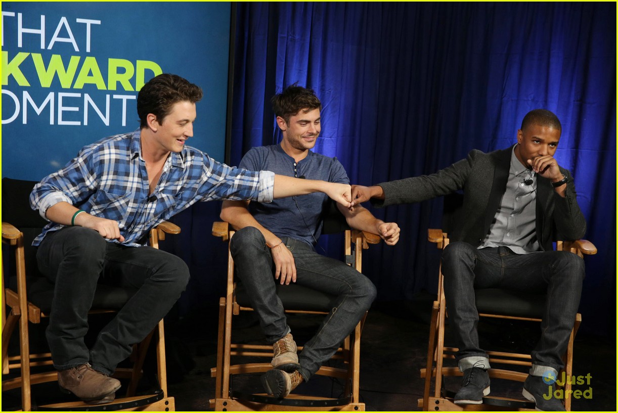 Michael B. Jordan & Miles Teller: 'That Awkward Moment' Fan Event!