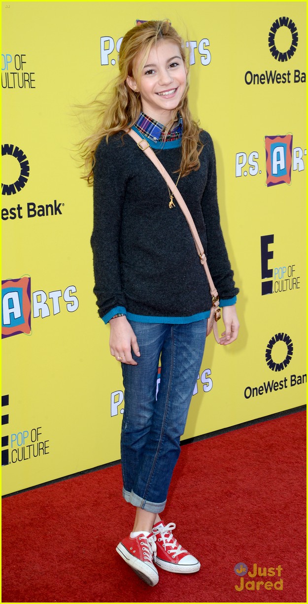 G Hannelius & Kaitlyn Dever: P.S. Arts Express Yourself Event