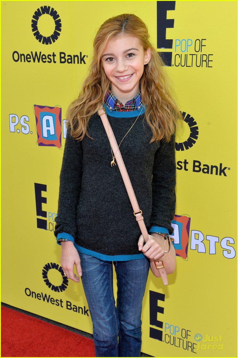 G Hannelius & Kaitlyn Dever: P.S. Arts Express Yourself Event