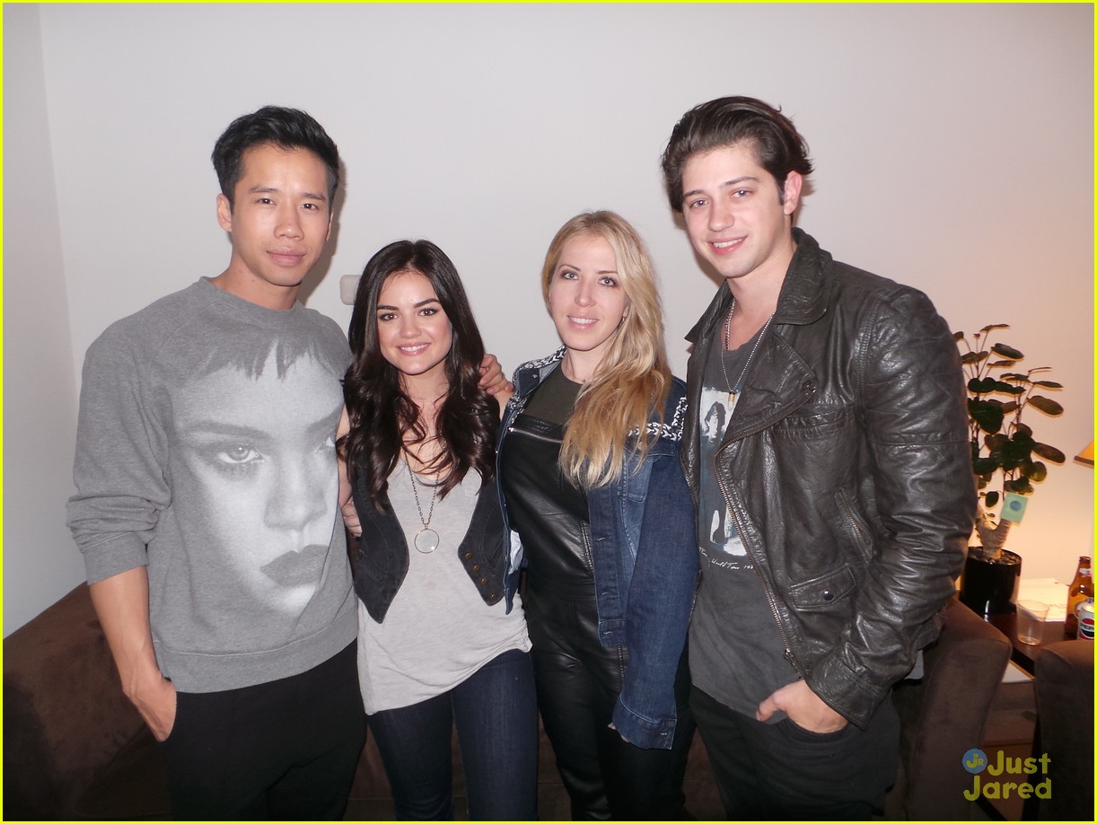 Lucy Hale: 'Baby Daddy' Set Pics! (Exclusive)