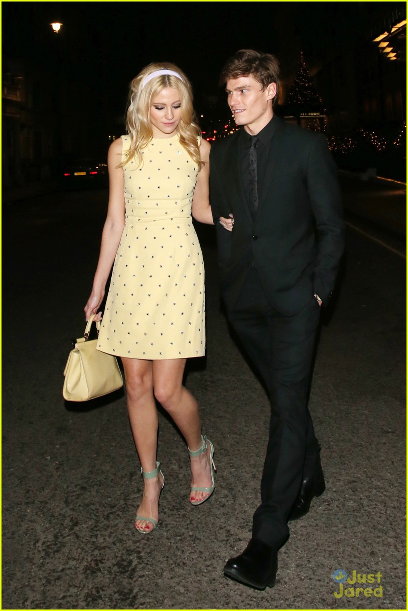 Pixie Lott & Oliver Cheshire: Claridge's Christmas Tree Unveiling