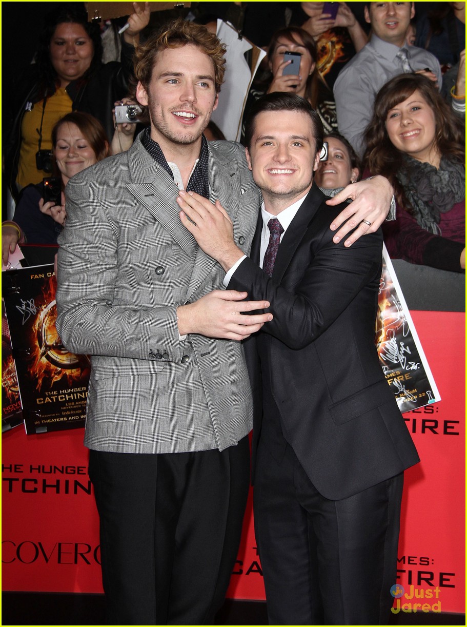 Sam Claflin & Stef Dawson: 'The Hunger Games: Catching Fire' L.A. Premiere