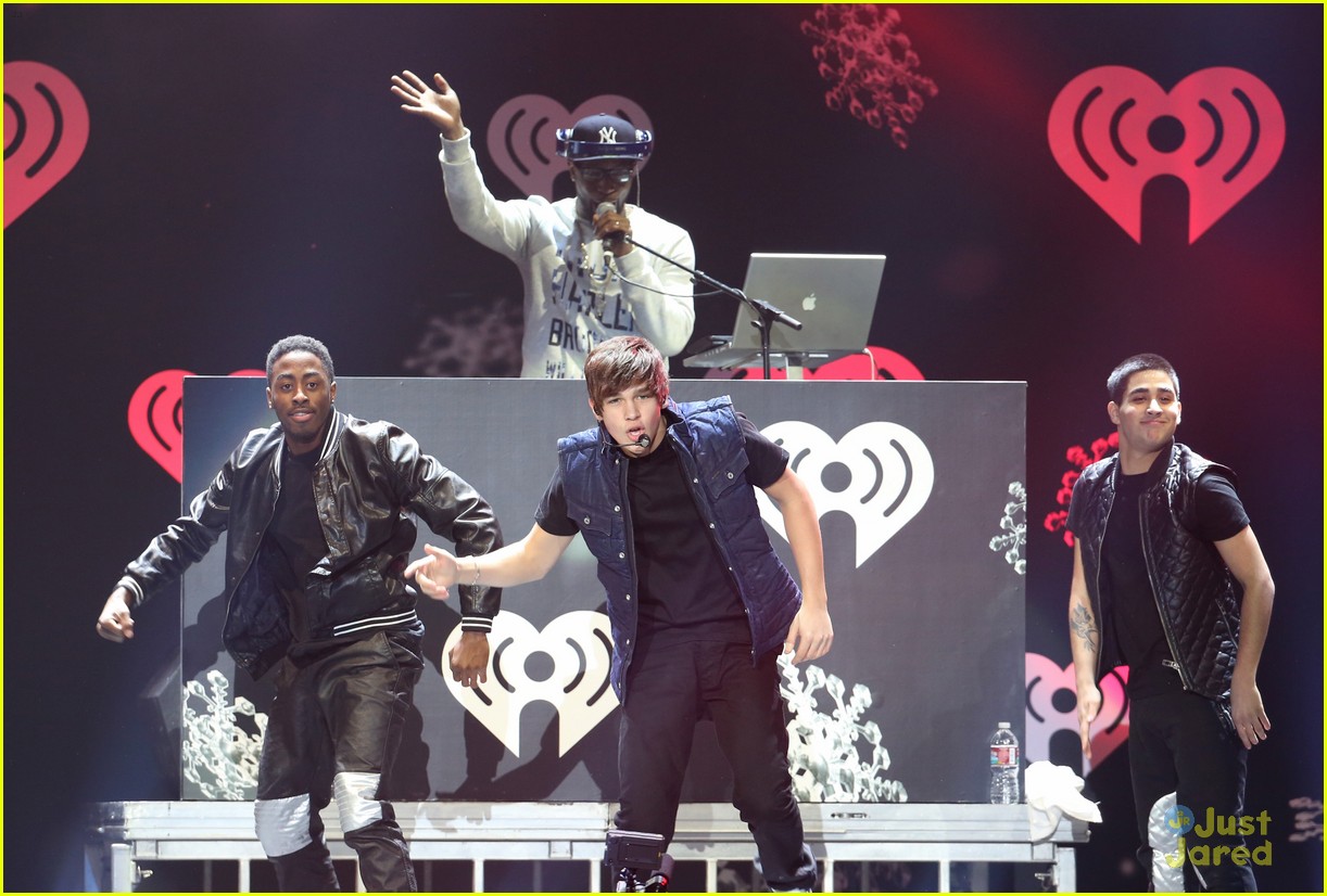 Austin Mahone: 106.1 KISS FM Jingle Ball 2013 in Seattle