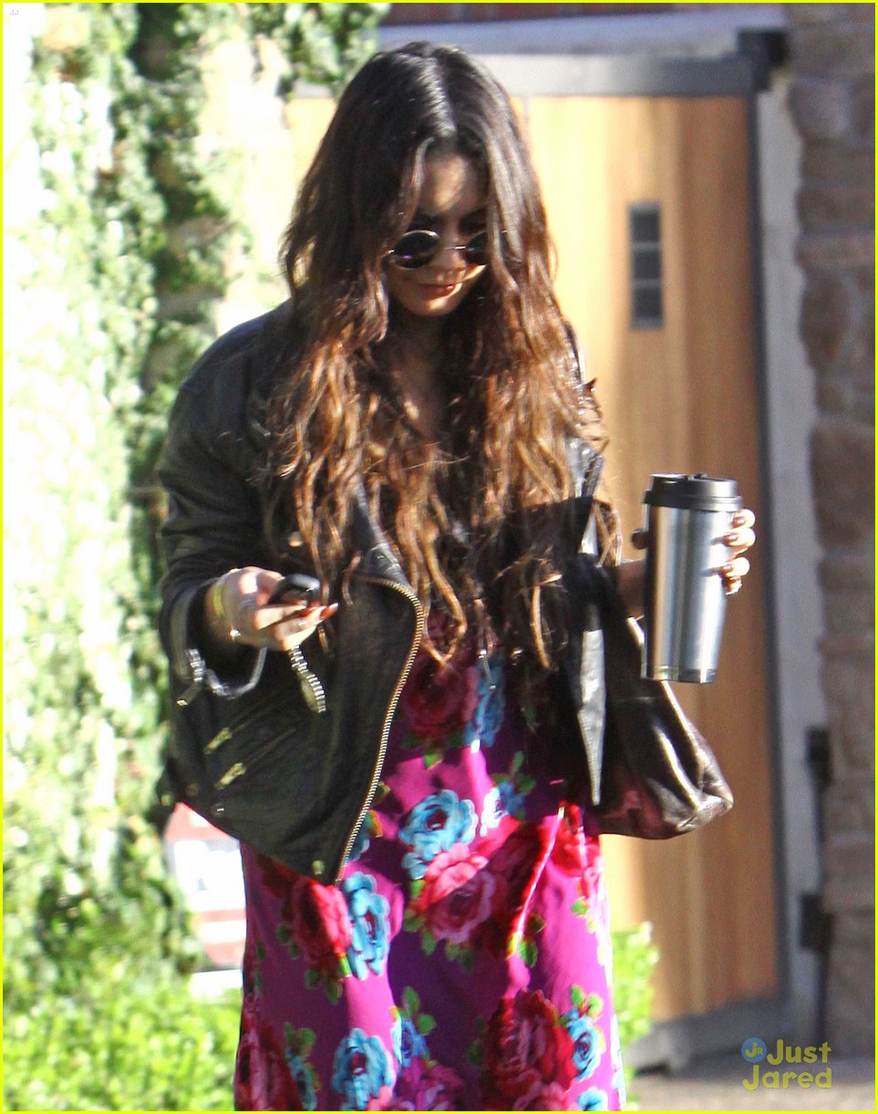 Vanessa Hudgens Stops By Ashley Tisdale's Home