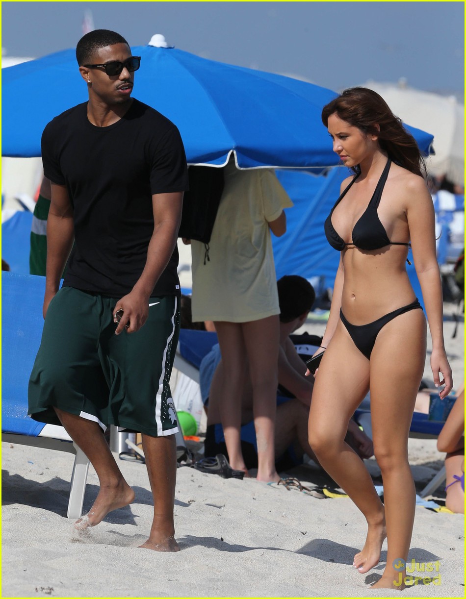 Michael B. Jordan: Shirtless Jet Skiing with Mystery Girl!