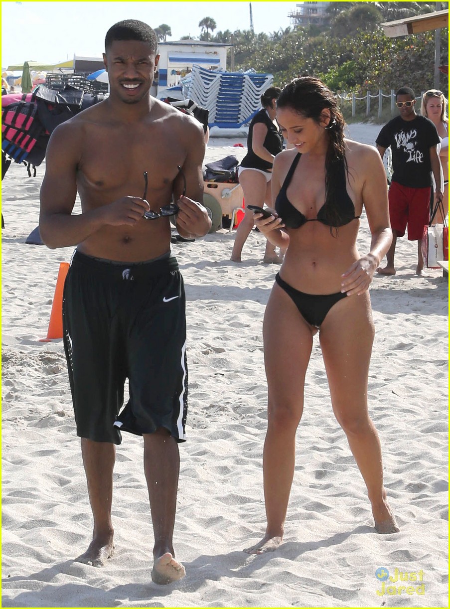Michael B. Jordan: Shirtless Jet Skiing with Mystery Girl!