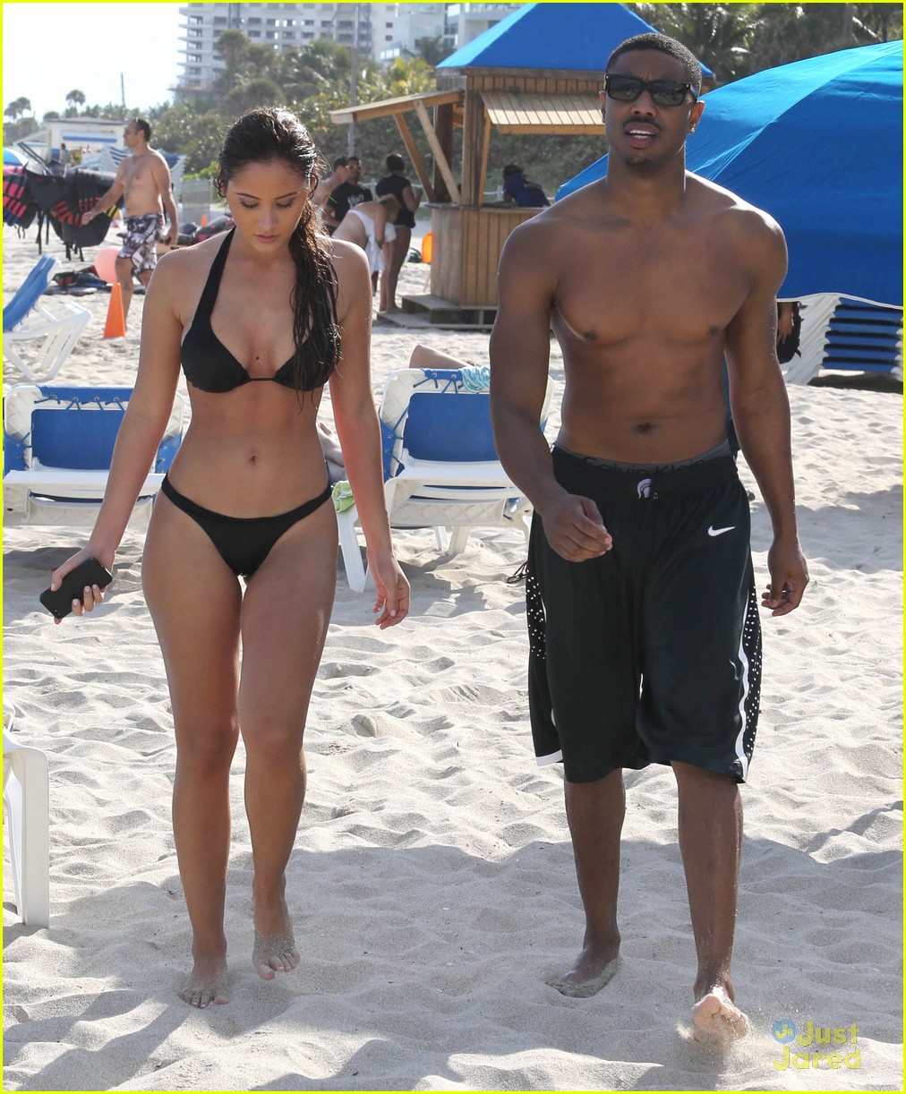 Michael B. Jordan: Shirtless Jet Skiing with Mystery Girl!