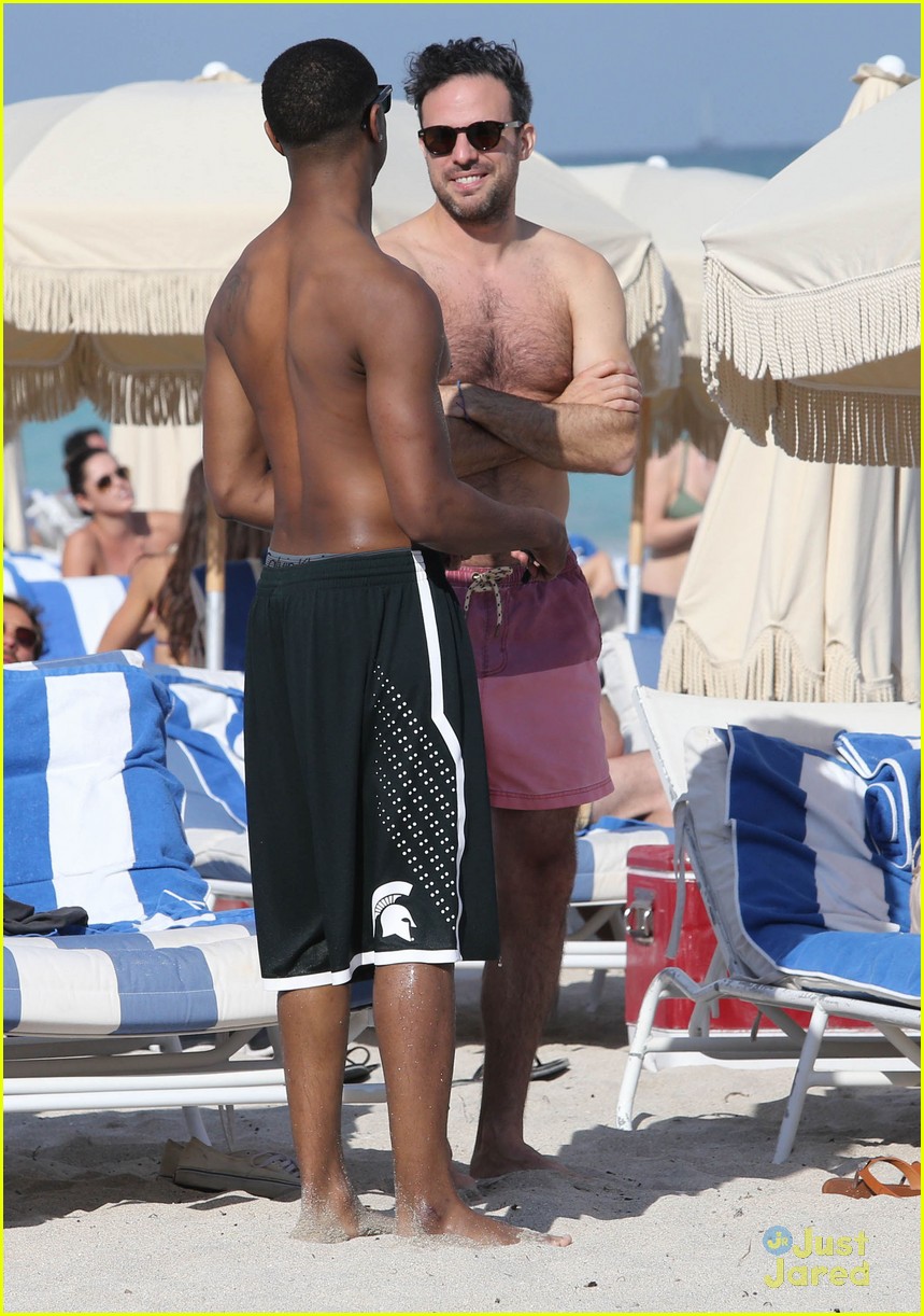 Michael B. Jordan: Shirtless Jet Skiing with Mystery Girl!